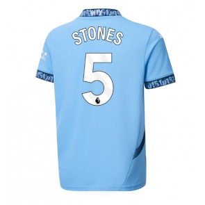 Manchester City John Stones #5 Replika Hjemmebanetrøje 2024-25 Kortærmet